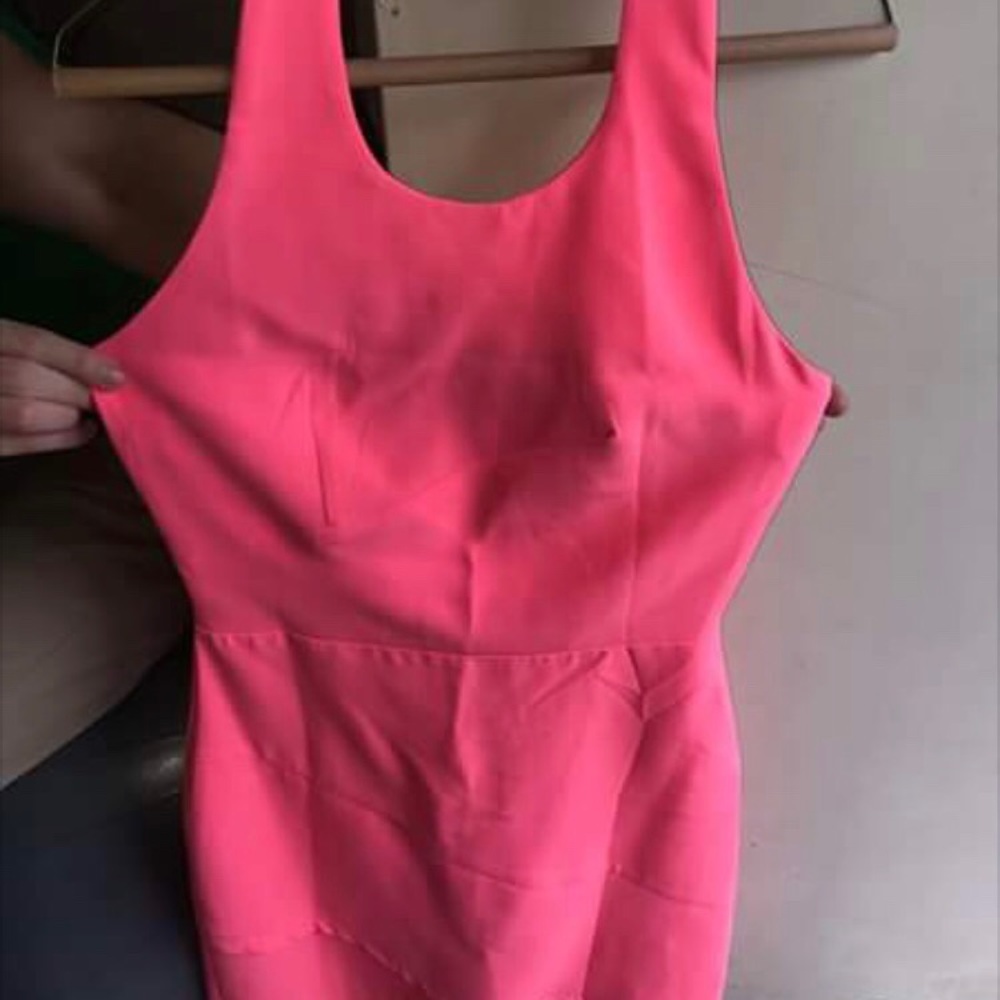 Hot pink cocktail dress!